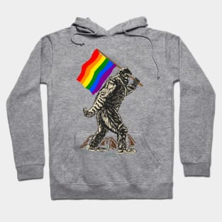 Bigfoot LGBT Flag Hoodie